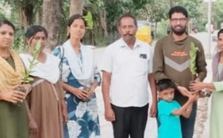 திருச்சியில் உலக ஓசோன் தினத்தில் மாற்றம் அமைப்பின் சார்பில் மரகன்றுகள் வழங்கி விழிப்புணர்வு
