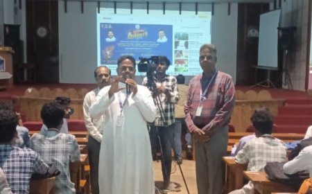 திருச்சி செயின்ட் ஜோசப் கல்லூரியில் 'கல்வியில் சிறந்த தமிழ்நாடு' நிகழ்ச்சி நேரலையில் ஒளிபரப்பு