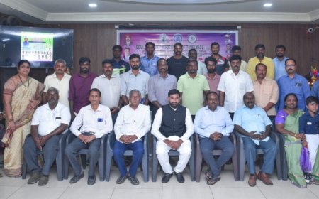 Swearing-in of administrators and general committee meeting on behalf of Tamil Nadu Goal Shot Ball Association