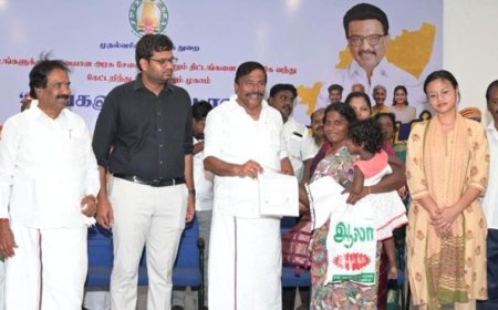திருச்சி எடமலைபட்டிப்புதூரில் உங்களுடன் ஸ்டாலின் திட்ட சிறப்பு முகாம் : அமைச்சர் கே.என்.நேரு தொடங்கி வைத்தார்