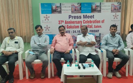 சேலம் மற்றும் சுற்றுவட்டார மாவட்டங்களில் நவீன மருத்துவத்தின் முன்னோடியாக திகழும் ஸ்ரீ கோகுலம் மருத்துவமனை  37 ஆண்டுகள் பூர்த்தியாகி 38 ஆம் ஆண்டில் அடியெடுத்து வைக்கின்றது