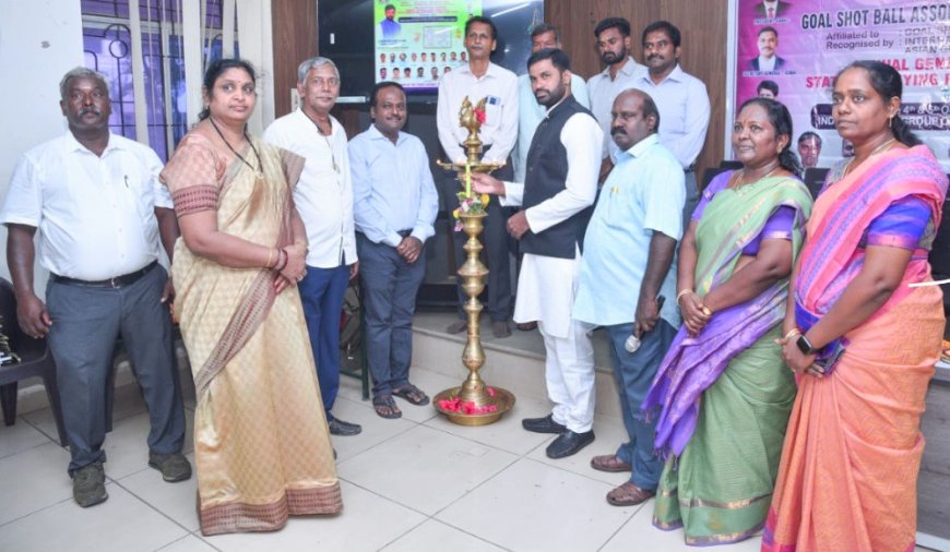 தமிழ்நாடு கோல் ஷாட் பால் அசோசியேஷன் சார்பாக நிர்வாகிகள் பதவியேற்பு மற்றும் பொதுக்குழு கூட்டம்