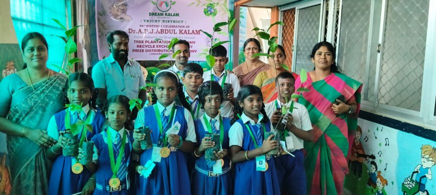 டாக்டர் அப்துல் கலாம் பிறந்த நாளை முன்னிட்டு DREAM KALAM அறக்கட்டளை சார்பில் மாணவர்களுடன் கொண்டாட்டம்