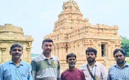 விஜயாலய சோழீஸ்வரம் கோவில்  குறித்து அறிய மரபு நடை பயணம்