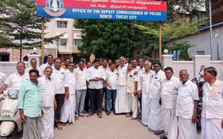அதிமுக கவுன்சிலர் அரவிந்தன் தலைமையில் கோட்டை காவல் நிலையத்தை முற்றுகையிட்டதால் பரபரப்பு