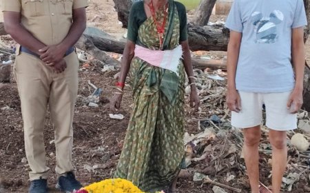 ஆதரவற்றவர் மரணம் : காவலருடன் இணைந்து நல்லடக்கம் செய்த சமூக செயற்பாட்டாளர்
