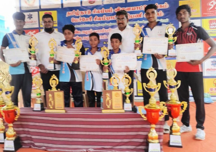 மாநில அளவிலான சிலம்ப போட்டியில் யுனிவர்சல் தவ்ஹீத் ஜமாஅத் மாணவர்கள் சாதனை