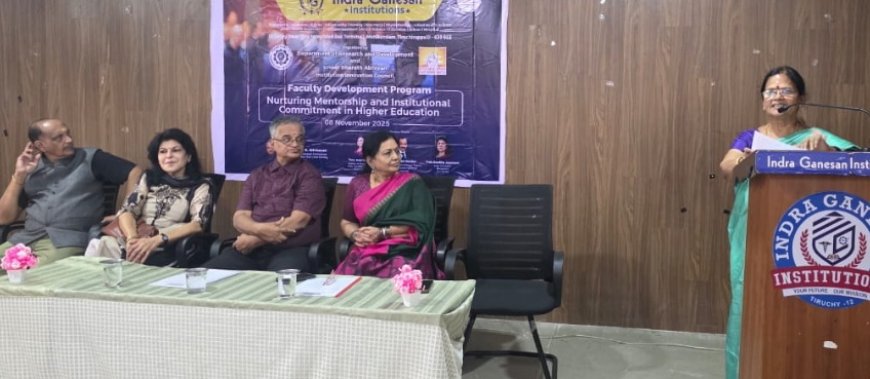 உயர் கல்வியில் வழிகாட்டல் மற்றும் நிறுவனம் மீதான பற்றுதல் வளர்த்தல் எனும் தலைப்பில் ஆசிரியர் மேம்பாட்டு பயிற்சி