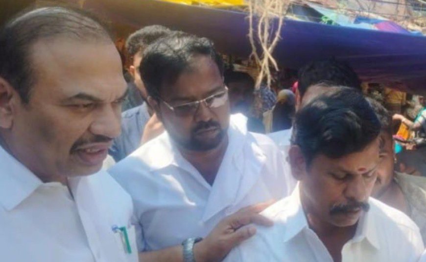 காந்தி மார்க்கெட்டில் குடிநீர் வசதி ஏற்படுத்தி தர கோரிக்கை வைத்தவுடன் நடவடிக்கை எடுத்த எம்எல்ஏ இனிக்கோ  இருதயராஜுக்கு அனைத்து வியாபாரிகள் சங்கங்களின் கூட்டமைப்பு சார்பில் நன்றி