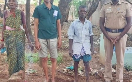 விபத்தில் சிக்கிய விலாசம் தெரியாத நபர் சிகிச்சை பலனின்றி மரணம் :  நல்லடக்கம் செய்த காவலர் மற்றும் சமூக செயற்பாட்டாளர்