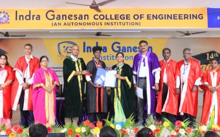 இந்திரா கணேசன் கல்வி நிறுவனங்களின் 14வது பட்டமளிப்பு விழா