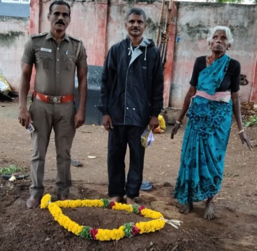 ஆதரவற்ற மூதாட்டி மரணம் : நல்லடக்கம் செய்த சமூக செயற்பாட்டாளர்