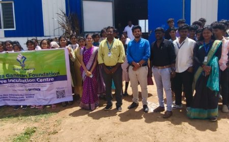 இந்திரா கணேசன் அறக்கட்டளை முன்-இன்குபேஷன் மையம் சார்பில் முசிறி தொழில் முனைவோர் வெளிப்பாட்டு பயணம்