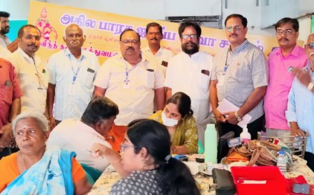 அகில பாரத ஐயப்ப சேவா சங்க திருச்சி மாவட்ட யூனியன், மதுரை அரவிந்த் கண் மருத்துவமனை மற்றும் அகில பாரத ஐயப்ப சேவா சங்கம் கருமண்டபக் கிளை இணைந்து நடத்திய  இலவச கண் பரிசோதனை முகாம்