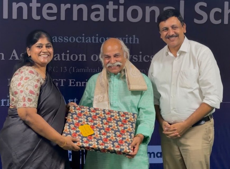 திருச்சி கேர் சர்வதேச பள்ளியில் புகழ்பெற்ற இயற்பியல் பயிலரங்கம் தொடக்கம் : பேராசிரியர் ஹெச்.சி. வர்மா பங்கேற்பு