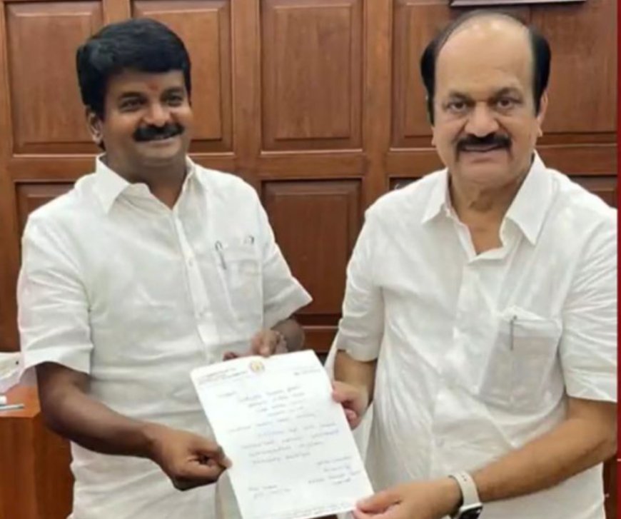 விராலிமலை எம்எல்ஏ பதவியை ராஜினாமா செய்தார் முன்னாள் அமைச்சர் விஜயபாஸ்கர்
