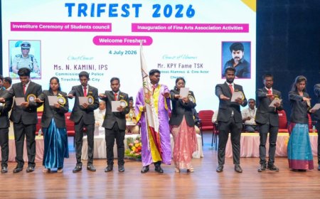 திருச்சி செயின்ட் ஜோசப் கல்லூரியில் டிரை பெஸ்ட் விழா