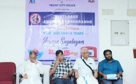 திருச்சி செயின்ட் ஜோசப் கல்லூரியில்  போதைத் தடுப்பு மற்றும் விழிப்புணர்வு நிகழ்வுத் தொடக்க விழா