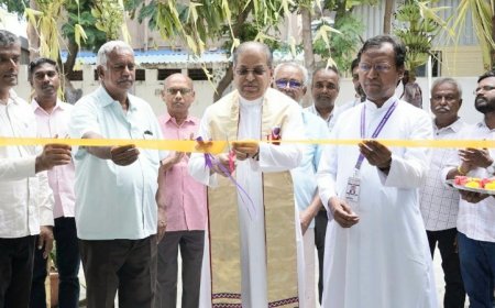 திருச்சி செயின்ட் ஜோசப் கல்லூரியைப் பசுமை வளாகமாக  மாற்றுவதில் முக்கிய மைல்கல் : கழிவுநீர் சுத்திகரிப்பு நிலையம் திறப்பு விழாவில் கல்லூரி அதிபர் பெருமிதம்