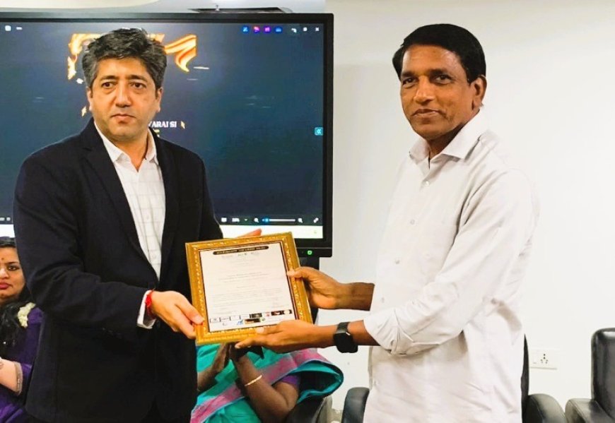 செயின்ட் ஜோசப் தன்னாட்சிக் கல்லூரியின் விரிவாக்கத்துறை செப்பர்டை பாராட்டி அதன் இயக்குநர் அருள் முனைவர் சகாயராஜ் சே ச அவர்களுக்கு ஹார்மனி 2026 விருது