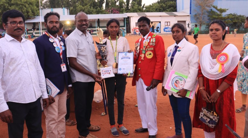 திருச்சியில் அரவிந்த் அகாடமி சார்பில் ஓவியத்தில்  மாபெரும் உலக சாதனை
