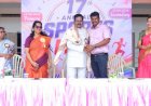 திருச்சி இரட்டை வாய்க்கால் அமிர்த வித்யாலயம்  பள்ளியில் 17 ஆம் ஆண்டு விளையாட்டு தின விழா