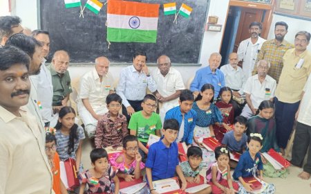 திருச்சிராப்பள்ளி சௌராஷ்ட்ர வாலிபர் சங்கம் சார்பில் 80வது சுதந்திர தின விழா