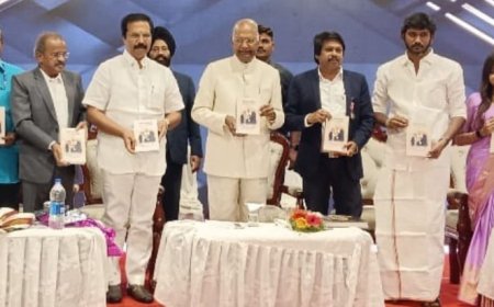 கிராமாலயா பத்மஸ்ரீ எஸ்.தாமோதரனின் "வாய்மை எனப்படுவது யாதெனின் - ஒரு சாமானியனின் சாதனை பயணம்” சுயசரிதை நூல் முன்னாள் இந்திய குடியரசு தலைவர் ராம்நாத் கோவிந்த் தலைமையில் வெளியீடு