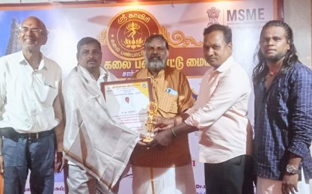 ஒயிட் ரோஸ் சமூக சேவை அமைப்பின் நிறுவனர் ப. சங்கருக்கு சேவை ரத்னா விருது