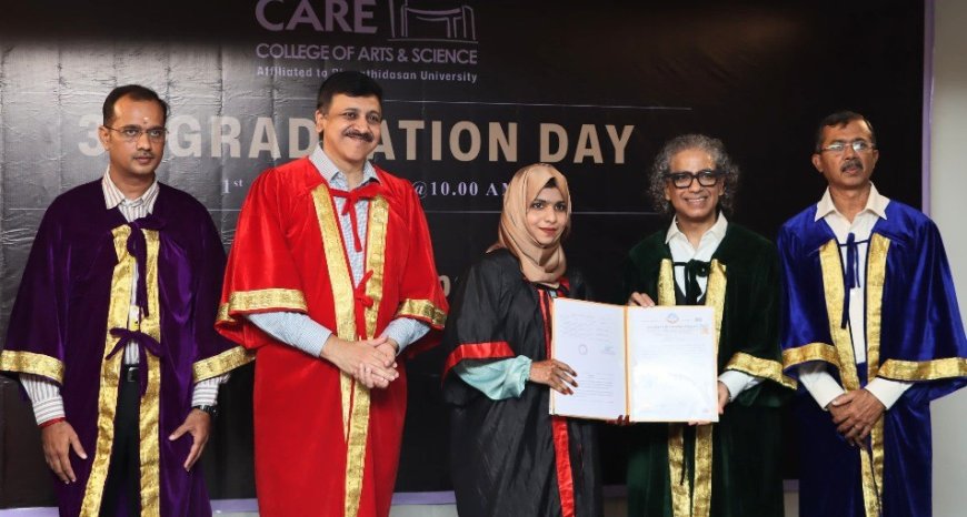 திருச்சி கேர் கலை மற்றும் அறிவியல் கல்லூரியில் 3வதுஆண்டு பட்டமளிப்பு விழா