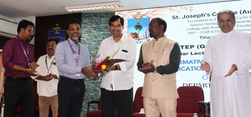 Special Lecture on “Transformative Advances in Biotechnology: Applications and Future Directions” Held at St.Joseph’s College