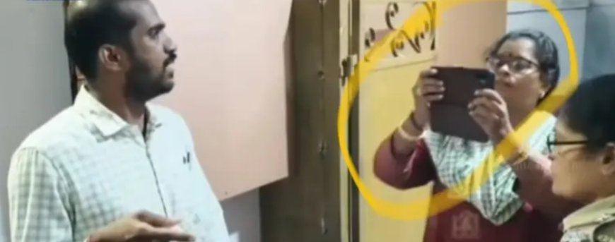 டிஎஸ்பி-க்கு போன் போடு.. காவல் ஆய்வாளர் முன்பே மிரட்டி பெண் அலப்பறை.. திருச்சி உறையூரில் பரபரப்பு