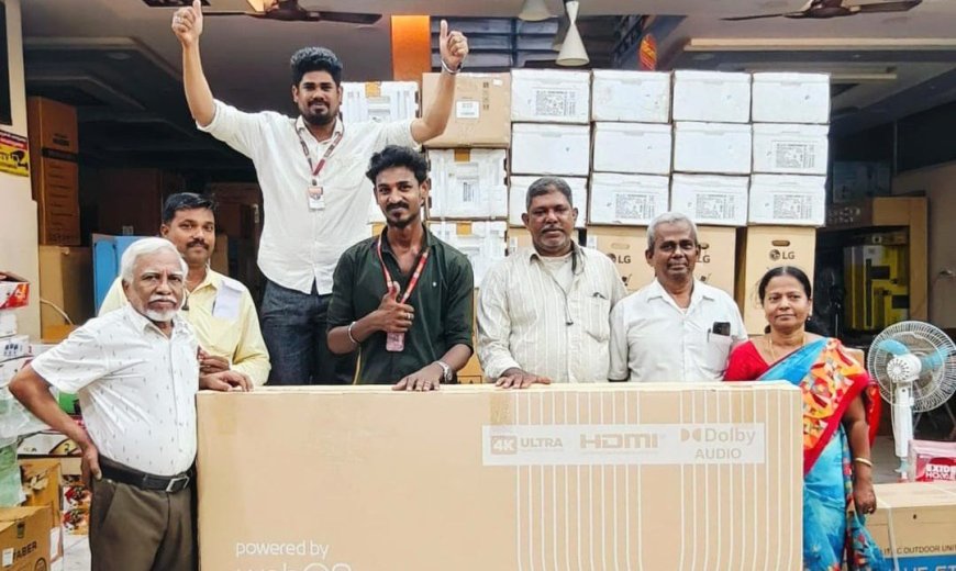 திருச்சி பிஸ்மி எலக்ட்ரானிக்ஸில் ஆடி மற்றும் சுதந்திர தினத்தையொட்டி  மெகா தள்ளுபடி திருவிழா :   ரூ.2,499-க்கு எல்.இ.டி. டிவி, ஏ.சி.களுக்கு அதிரடி சலுகை