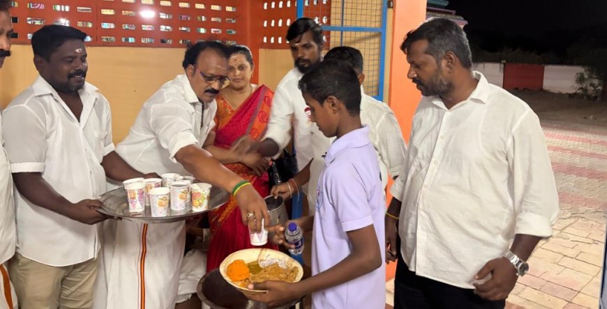 நிரந்தர முதலமைச்சராக ஜோசப் விஜய் இருக்க வேண்டி  பச்சைநாச்சி அம்மன் கோவில் சிறப்பு வழிபாடு : விஜய் மக்கள் இயக்க முன்னாள் மாவட்டம்  தலைவர் ஆர்.கே.ராஜா ஏற்பாடு