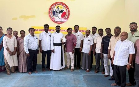 நாசரேத்தில் நவீன வசதிகளுடன் கராத்தே மற்றும் சிலம்ப பள்ளி தொடக்க விழா
