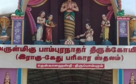 திருப்பாம்புரம் அருள்மிகு சேஷபுரீஸ்வரர் திருக்கோயில் நிர்வாகத்திற்கு எதிராக இணையவழி அவதூறு, ஆபாச மிரட்டல் போலி நிருபர் மீது  போலீஸ் வழக்கு : தலைமறைவான நபரை கைது செய்ய ஐ.ஜி-யிடம் மேலாளர் புகார்!