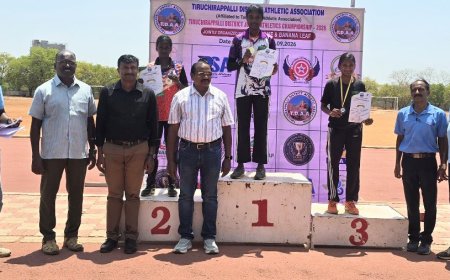 திருச்சி மாவட்ட இளையோர் தடகள போட்டிகள்