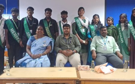 சுற்றுச்சூழல் பாதுகாப்பை வலியுறுத்தி கல்லூரியின் சுற்றுச்சூழல் மறுசீரமைப்பு சேவை (ERS) சங்க தொடக்க விழா மற்றும் மாணவர் பொறுப்பாளர்களின் பதவியேற்பு விழா
