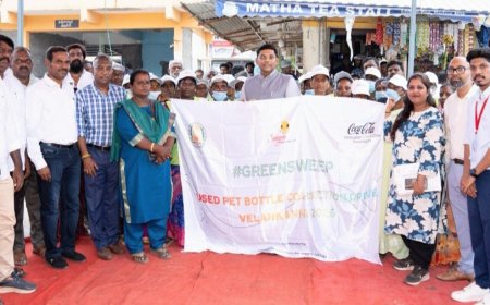 வேளாங்கண்ணி திருவிழா 2026-இல் பயன்படுத்தப்பட்ட PET பாட்டில் சேகரிப்பு இயக்கத்தை தொடங்கி வைத்த ஹிந்துஸ்தான் கோகோ-கோலா பெவரேஜஸ்