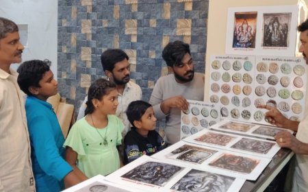 திருச்சிராப்பள்ளி பணத்தாள்கள் சேகரிப்போர் சங்கம் சார்பில் விநாயகர் சதுர்த்தியை முன்னிட்டு காசுகளில் கணபதி கண்காட்சி