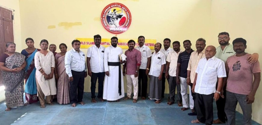 நாசரேத்தில் நவீன வசதிகளுடன் கராத்தே மற்றும் சிலம்ப பள்ளி தொடக்க விழா