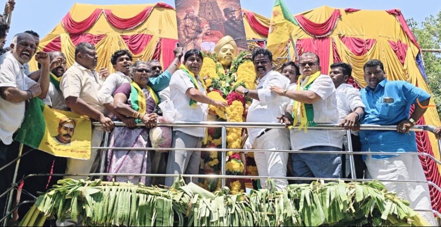 சுதந்திர போராட்ட தியாகி கப்பலோட்டிய தமிழன் ஐயா வ.உ.சிதம்பரம் பிள்ளை அவர்களின் 155‌வது பிறந்தநாள் : அகில இந்திய வ.உ.சி.பேரவையின் மாநில தலைவர் லேணா லெட்சுமணன் பிள்ளை தலைமையில் மாலை அணிவித்து மரியாதை