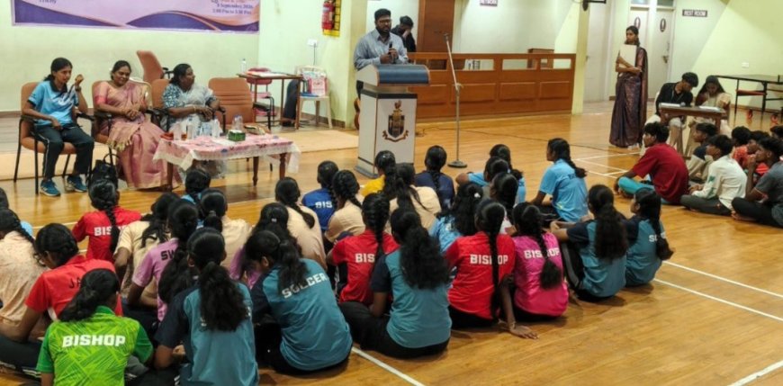 விளையாட்டு மாணவர்களுக்கு தன்னம்பிக்கை, ஊட்டச்சத்து குறித்த விழிப்புணர்வு நிகழ்ச்சி