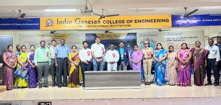 திருச்சி இந்திரா கணேசன் கல்வி நிறுவனங்களில் தேசிய சைபர் வள மையம் திறப்பு விழா