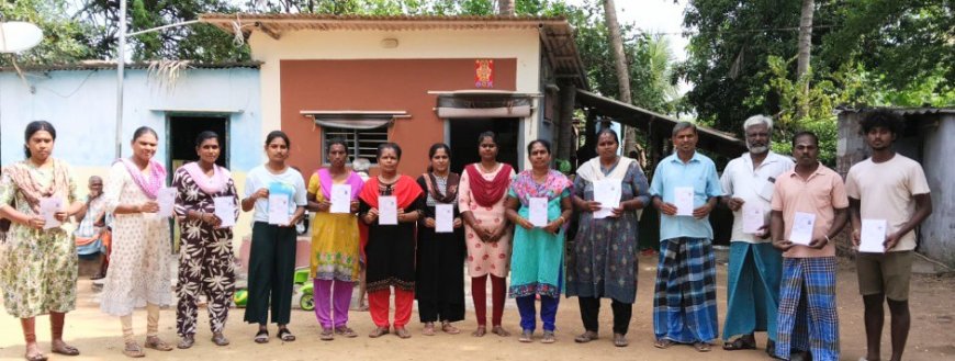 தமிழகத்தில் முதன்முறையாக மறுவாழ்வு முகாம் தொழிலாளர்களுக்கு நலவாரிய அட்டைகள் வழங்கி CFTUI அசத்தல்